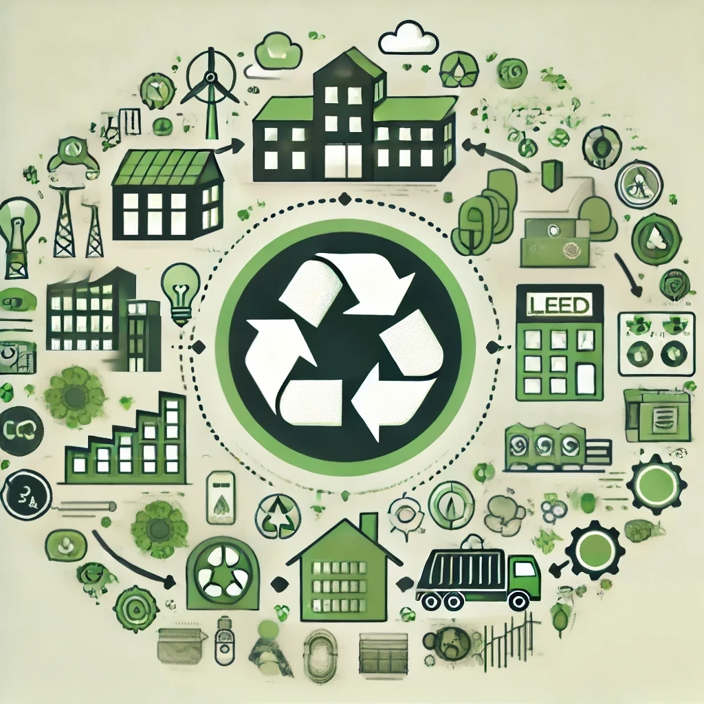 How is Life Cycle Assessment (LCA) used in LEED?